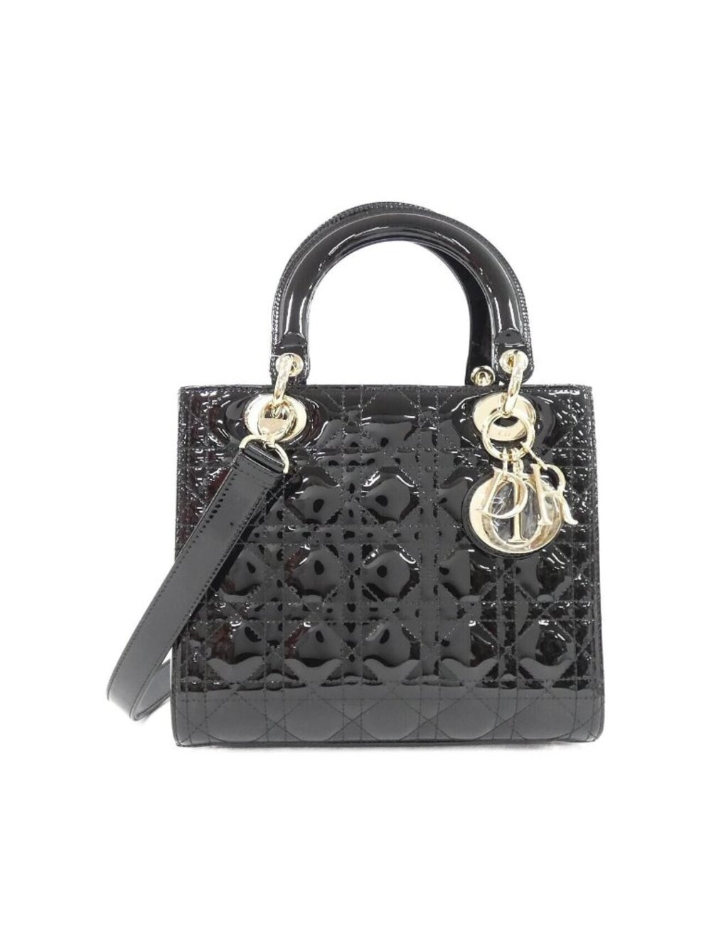 Dior Lady Dior Bag Handbag Black